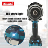 Makita 18V Brushless DTW1000 Torque Electric Air Cannon Tire Repair Removal Wrench Power Tool Applicable Makita Battery Home DIY