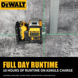 DeWalt DW089LG 12 - Line 3 - Side 360° All - Around Green - Light Laser