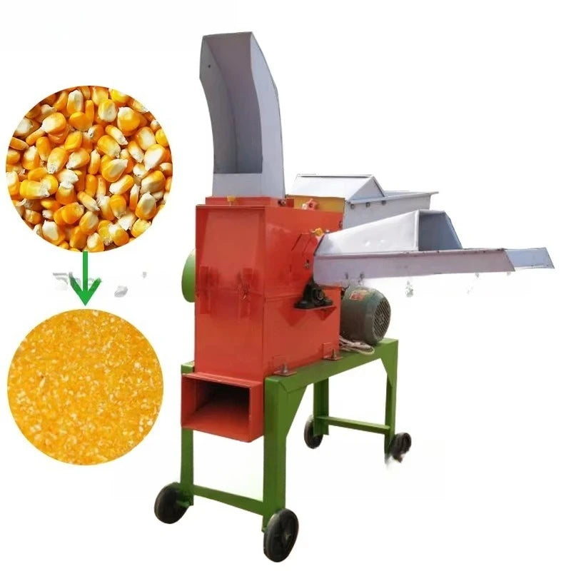 Weiwei animal feed straw chopper, silage hay husk cutter grain corn grinder, grass crop cutter