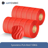 ANYCUBIC 10KG Refill PLA Filament 3D Printer 1.75mm Spooless Plastic Rubber Filament Material For FDM 3D Printer for Kobra 3 S1C