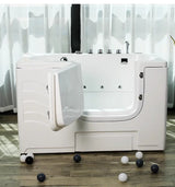 USMILEPET Large Dog Spa Bathtub, Pet Bathtub with Surf Massage, Ozone and Milk Bath for Pet Grooming Salon
