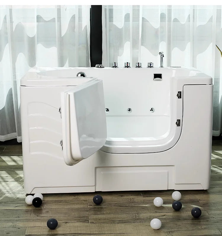 USMILEPET Large Dog Spa Bathtub, Pet Bathtub with Surf Massage, Ozone and Milk Bath for Pet Grooming Salon