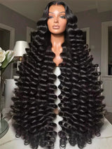 Loose Deep 13x6 Lace Front Human Hair Wig 30 40 Inches Brazilian Water