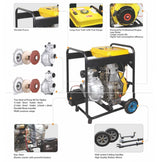 9HP Fish Farm Drainage Aquaculture Water Transfer Self-priming Sewage Pumps