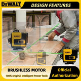 Dewalt 16Lines Rechargeable Professional Meter Laser Level 3 Sides*360 Degree Vertical Horizontal Green Light For Dewalt  20V
