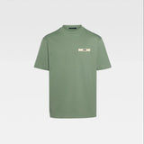 2025 Summer Short Sleeved T-shirt for Both Men and Women, with Letters Made of Pure Cotton, Loose and Versatile