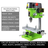 New Small Household Multifunctional Electric Milling Machine Drilling Tool 220V/480W Electric Drill Variable Speed Drill Small B