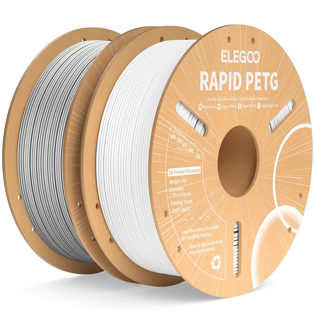 ELEGOO 4KG/5KG/10KG 1.75mm Rapid PETG Filament