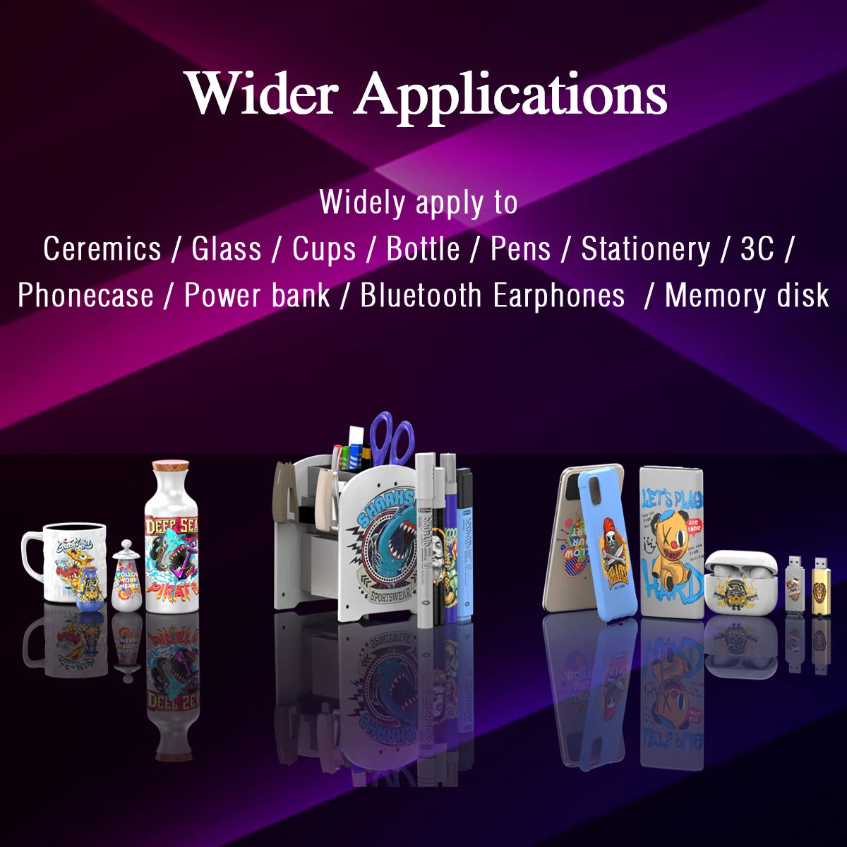 A3 UV DTF Printer for A3/A4 L805 UV Flatbed Printer A4 UV Printer Machine For Varnish Print Metal Acrylic Wood Sticker Printer