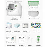 PETKIT 2026 Purobot Max Pro 2 AI-Camera Self Cleaning Cat Litter Box Large Opening 210° Wide Angle Lens Cat Facial Recognition
