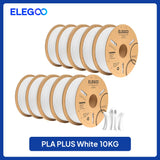 ELEGOO 4KG/5KG/10KG PLA+ Filament 1.75mm 3D PLA for FDM Printer