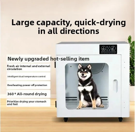 Pet smart drying box medium and large dog bath dryer cat automatic water dryer low noise quick drying commercial,catdog supplies