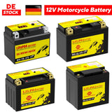 12V LiFePO4 Motorcycle Battery 4Ah 6Ah 8Ah 12Ah CCA 260A 350A 450A 620A 720A Lithium Iron Phosphate Starter Battery ATV UTV