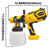 1400ML Cordless Spray Gun Electric Paint Sprayer Portable Auto Furniture Coating Airbrush Power Tool For Makita 18V Battery