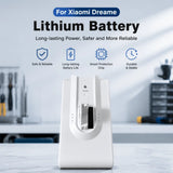 2026For Xiaomi Dreame V8 V9 V10 Lithium Battery 6000-12000mAh 25.2V Replacement