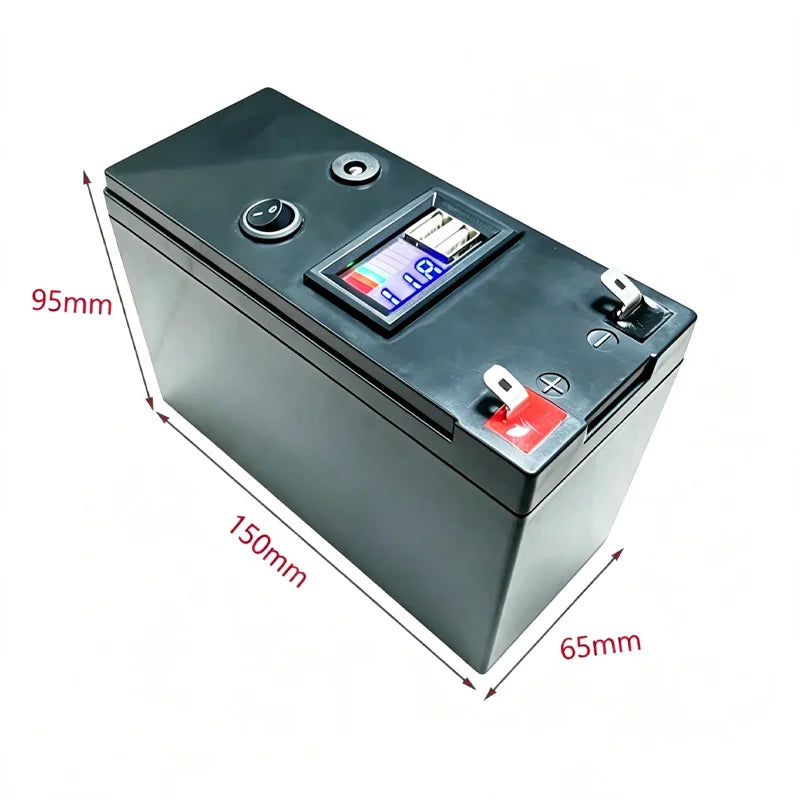 12V 13.8/20Ah Portable Battery USB & DC Ports For Sprayer,Phone Charging,Lighting,Home Backup Power,Camping & Outdoor Activities