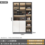Customized sideboards, high cabinets, light luxury, modern living room storage cabinets, wine cabinets, integrated wall-walled