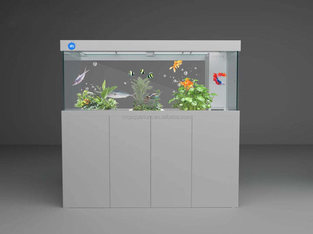 All-in-One AquariumWholesale New Style Clear Glass Fish Tank With Cabinet And Accessories Eco-Friendly Aquarium For Outdoor & Li
