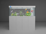 All-in-One AquariumWholesale New Style Clear Glass Fish Tank With Cabinet And Accessories Eco-Friendly Aquarium For Outdoor & Li