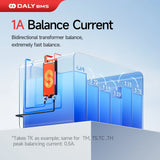 Daly Smart BMSWiFi 4S 12V 8S 24V 16S 48V 40A 100A 150A 200A Active Balance Overcharge/Discharge Protection for Sola/EV with BT