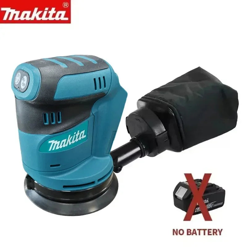Makita DBO180Z 18V Brushless Cordless Orbital Sander  3 Speed 7000-11000 OPM with Pad Brake for Furniture Use
