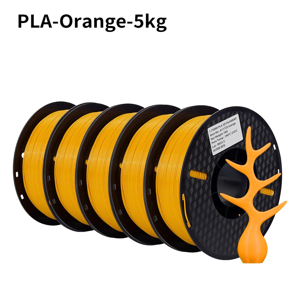 KingRoon 5KG 10KG PLA PETG Filament 1.75mm 3D Printer Plastic No Bubble Spool 3D Printing Materials for 3D Printers