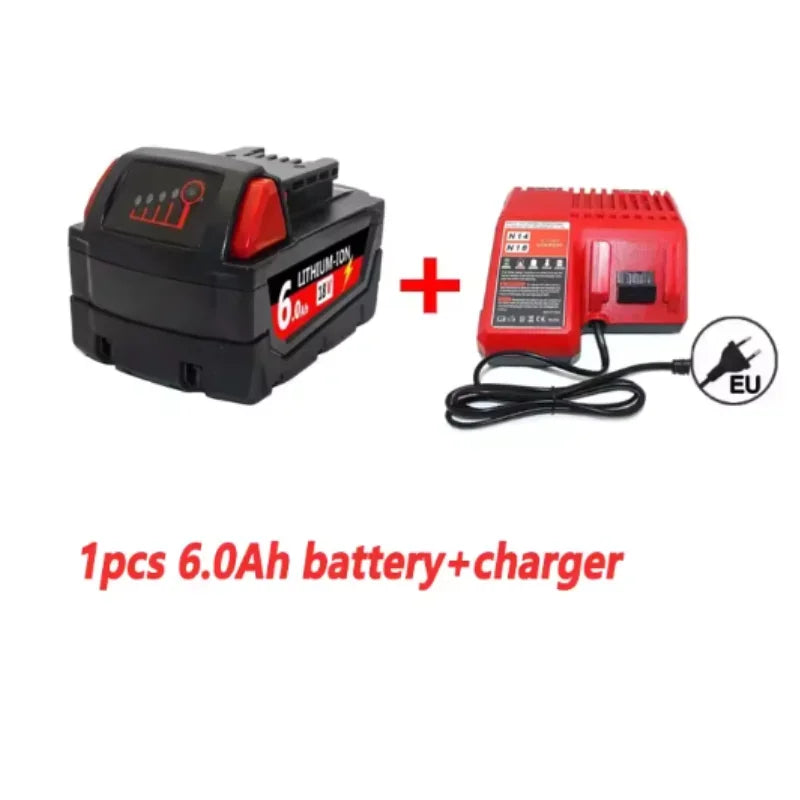 9.0Ah/12.0Ah/6.0A M18 18V Replacement For Milwaukee M18B5 XC Li-ion battery Charger, BR, 48-11-1815 2604-20 48-11-1850 charger