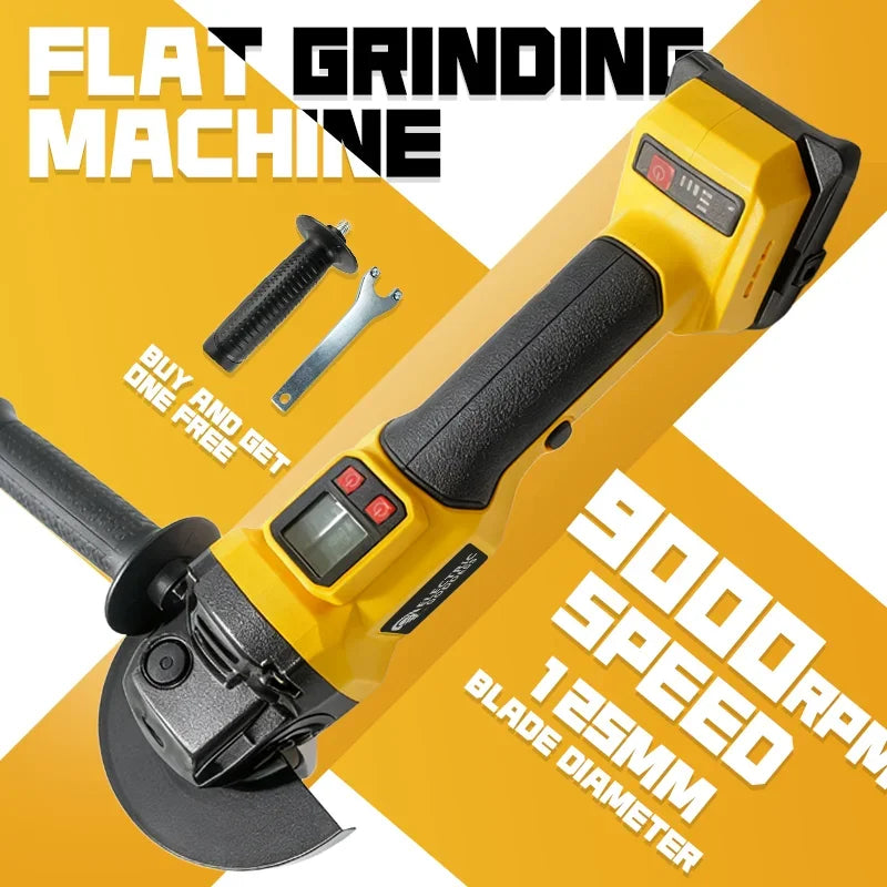 Dewalt  Brushless Angle Grinder 3 Gears Cordless Grinding Machine Cutting Woodworking  Pin