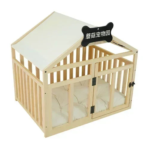 Premium  High-quality Wood Rabbit Box Dog Supplies Folding Corral Prefab Modular Crate Corral Para Mascotas