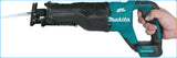 Makita Brushless Reciprocating Saw Reciprocating Saw Portable Cordless Power Tools With 4pcs Saw Blades For 18V 20V  Battery