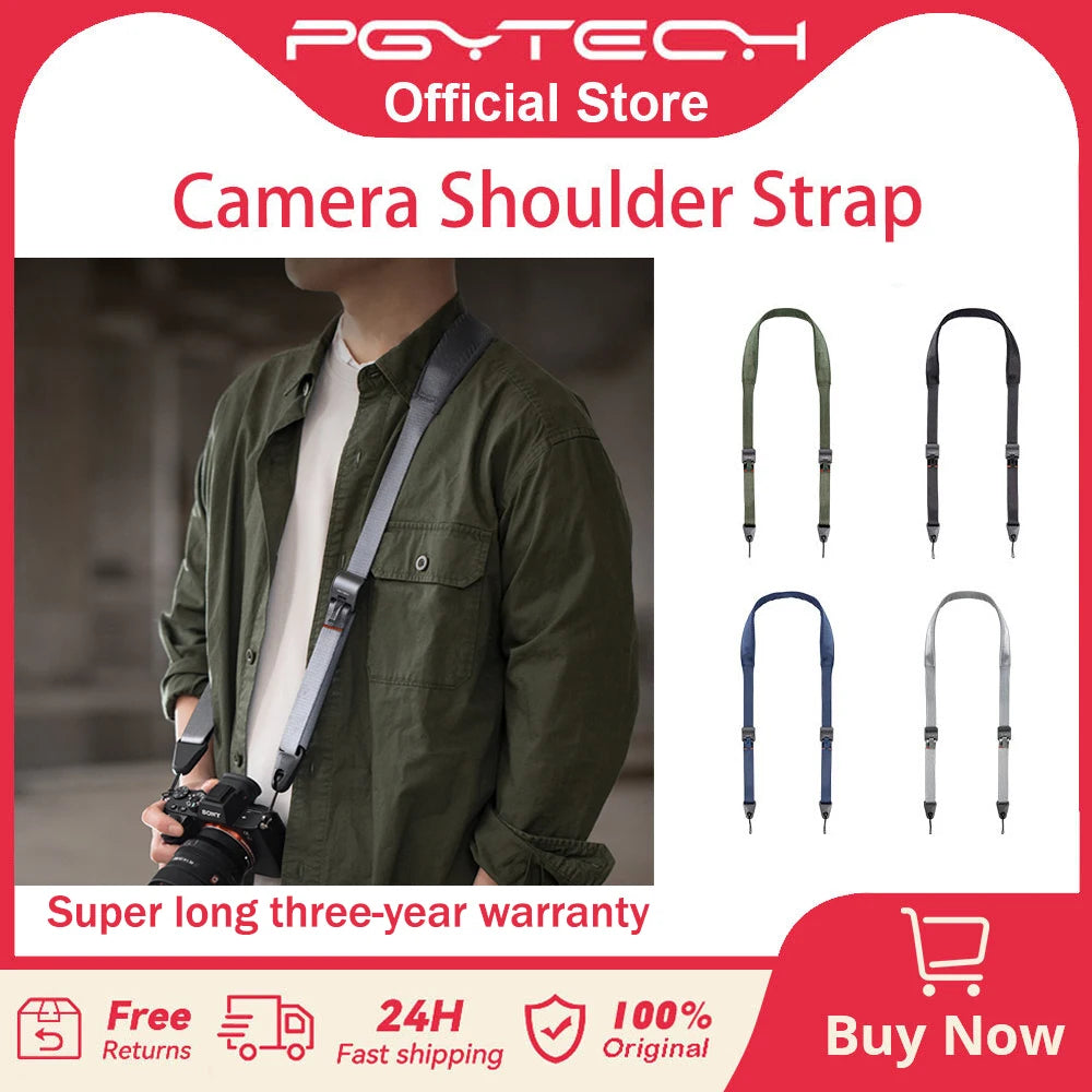 PGYTECH Camera Shoulder Strap Quick Release Buckles Upgrade Neck Strap For Photographers Camera Straps For Canon Sony DSLR/SLR