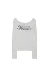 Bohemseo Spicy Girl Letter Print Semi-Transparent ort Sve Long T-irt Women's Faion Commute Sle Slim Fit Cotton Spring