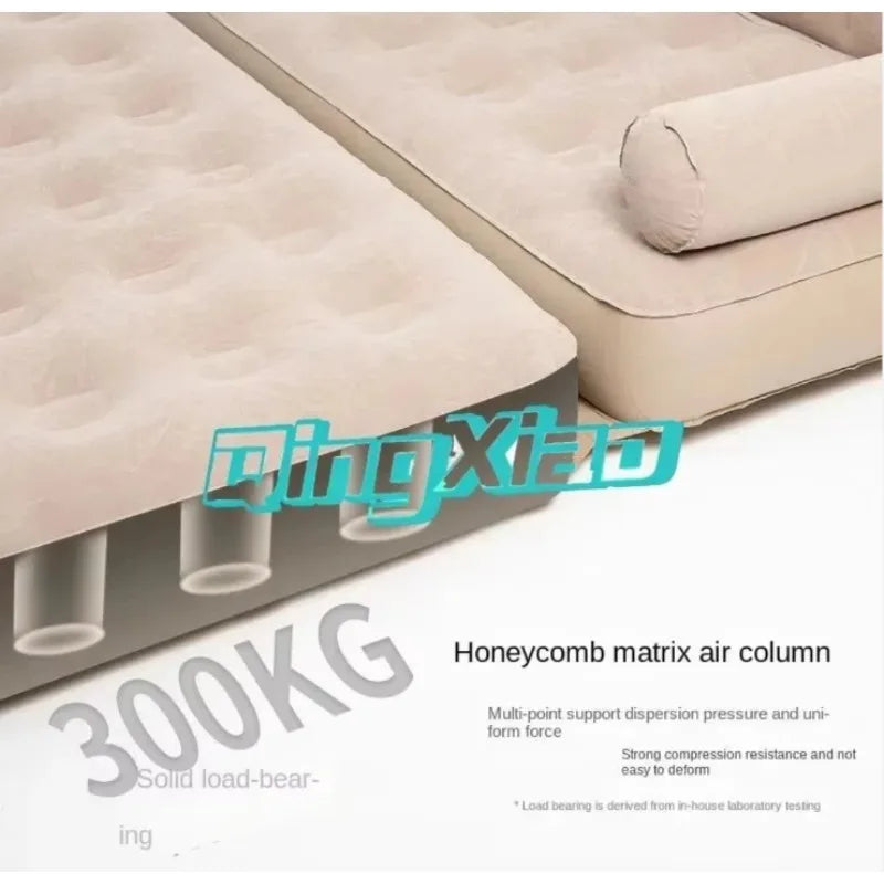 Automatic Inflatable Sofa Bed With Built In Pump Portable Foldable Lazy Air Mattress For Camping Tent Home Outdoor Use
