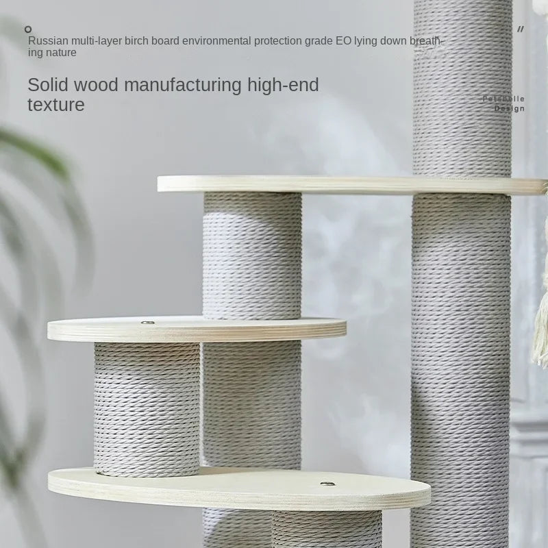 Towers for Big Cats with Multiple Hamocks, Climbing Games, Cave Cave Training Supplies, Cats Accessories, Home Pet Items