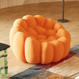 Orange Bubble Modular Sofa Single Seat - Cozy, Contemporary Design for Living Room or Lounge Area