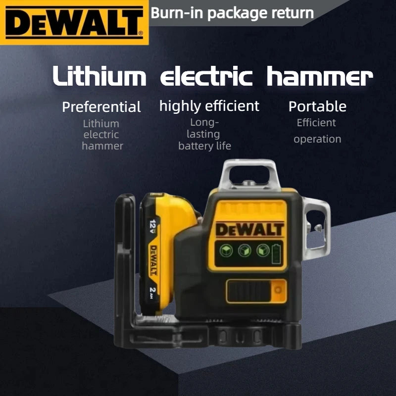 Dewalt DW089LG 3 Sides*360 Degree Vertical Lines Laser Level Meter