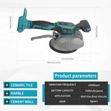 Digital Display for Efficient Floor Wall Tile LayingTool Makita Electric Tile Leveler 10000rpm Vibration Frequency 8Gears7500mAh