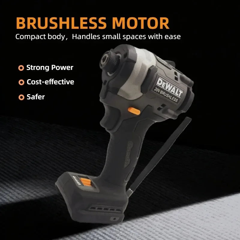 DeWalt DCF85M Electric Brushless Impact Screwdriver Adjustable Speed Lithium Battery Woodworking Drill for DIY Home Use