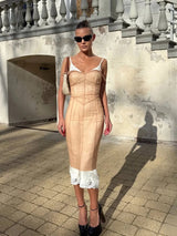 Sexy Patchwork Pleated Women's Long Dress Slim Backless Sleeveless Split Empire Female Dresses 2026 Summer Beach Party Lady Robe