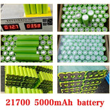 48V 10Ah 20Ah 40Ah 50Ah 21700 Lithium Battery Pack 50A BMS 2500W Suitable for All Types of Electric Tools and Motorcycles Batter