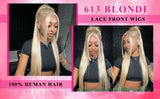 HD Transparent Honey Blonde Wig 30 40 Inch Colored 613 Lace Frontal Wig