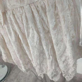 DEAT Fashion Velvet Lace Up Jacquard Spaghetti Strap Dress Women's Slim Fit Mini Irregular Dresses Summer New