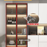 Customized sideboards, high cabinets, light luxury, modern living room storage cabinets, wine cabinets, integrated wall-walled