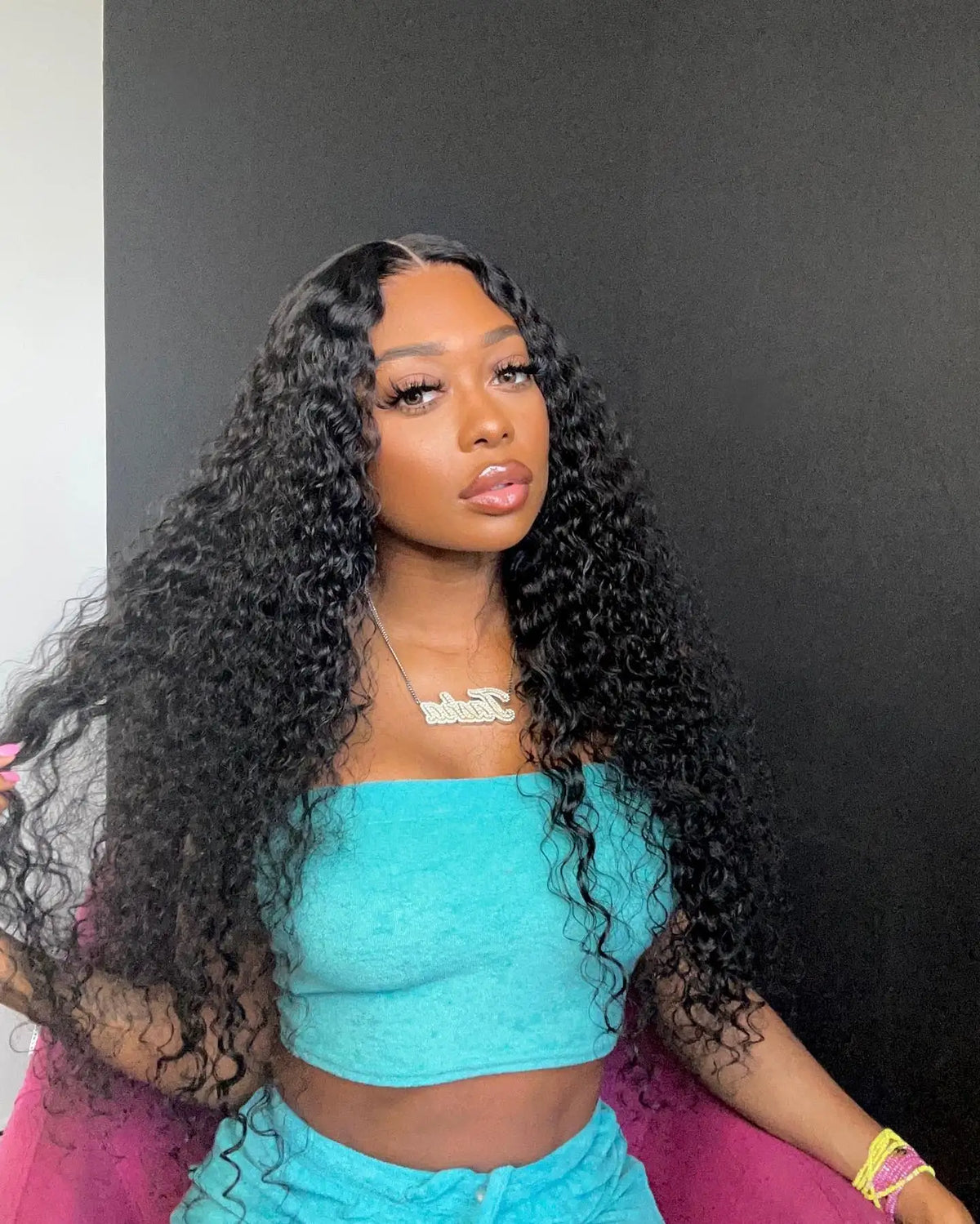 250% 13x6 HD Deep Wave Lace Frontal Wigs Brazilian Water Wave 40Inch 13x4 Curly Lace Front Pre Plucked Human Hair Wigs Baby Hair 5x5 Ready to Go HD Lace Glueless For Black Women