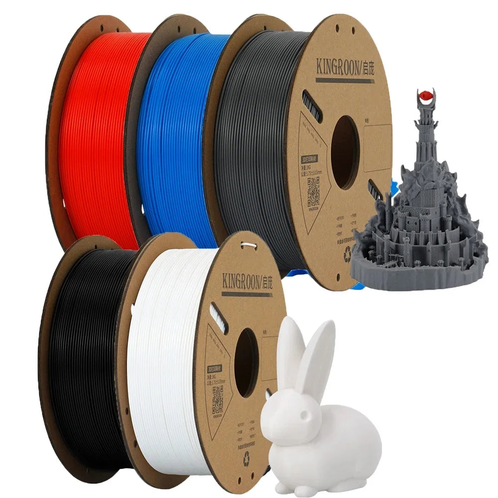 KEEPANG PLA Filament 1.75mm 3D Printer Filament 5/10Rolls 3D Printing Plastic Material 100% No Bubble for FDM 3D Printer MIX