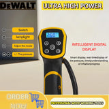 Dewalt Air Compressor Automatic with Digital Pressure Gauge for Car Tire Inflator Cordless Rechargeable Handheld Electric Pump