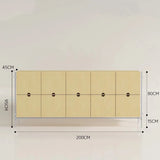 Birch marine board sideboard, industrial style dining room living room storage cabinet drawer living room multi-layer wall stora