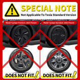 4PCS Wheel Cover For Tesla Model Y 2020-2024 19 Inch Right＆Left Hubcaps Cyclone Style Wheel Cover Replacement Accessories