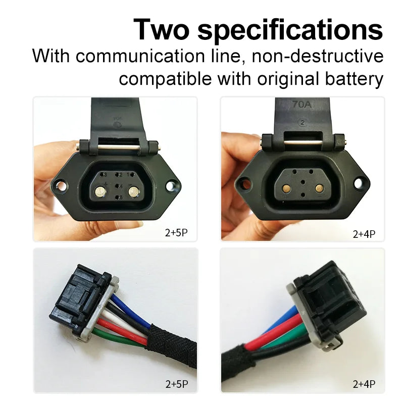 for Super SOCO Tc Max Original Battery Accessories Body Charging Plug Battery Socket Cable Charge Discharge Wire Female Header