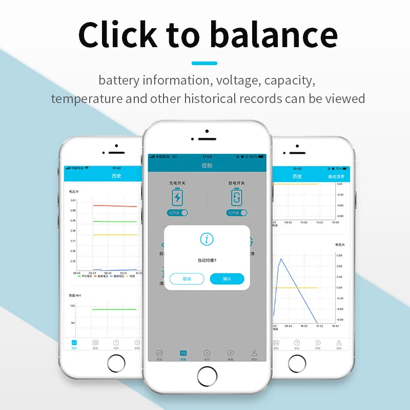 JBD Smart Bms Lifepo4 BMS 4S Lithium Battery Balance Board 20A 30A 35A Same Port Temp Sensor With UART RS485 Bluetooth Function